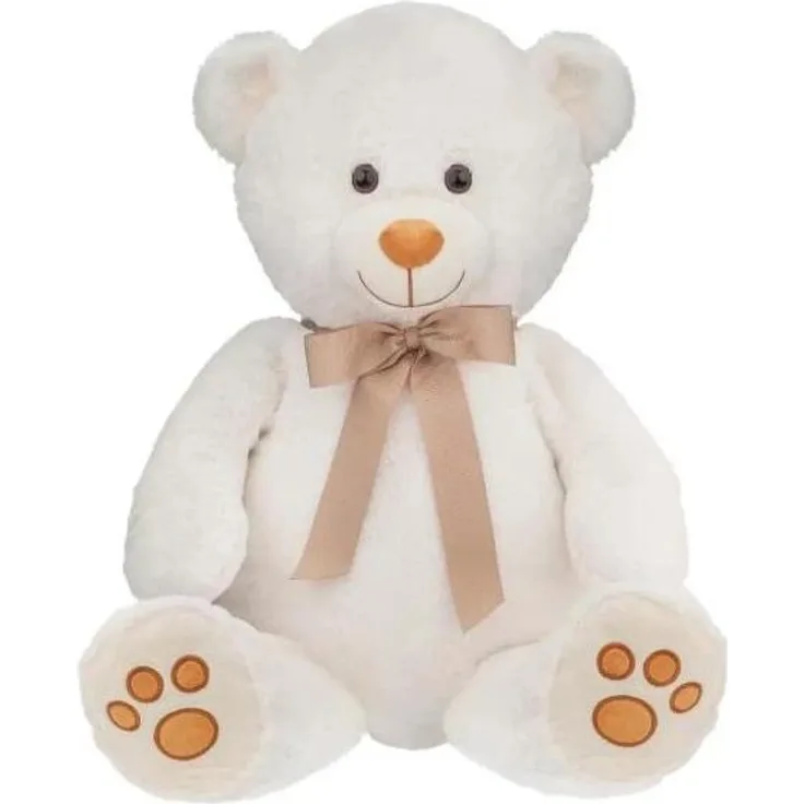 Beppe Ballu Teddybär, Kuscheltier cremefarben, 80 cm