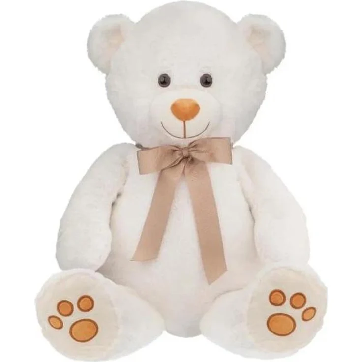 Beppe Ballu Teddybär, Kuscheltier cremefarben, 80 cm