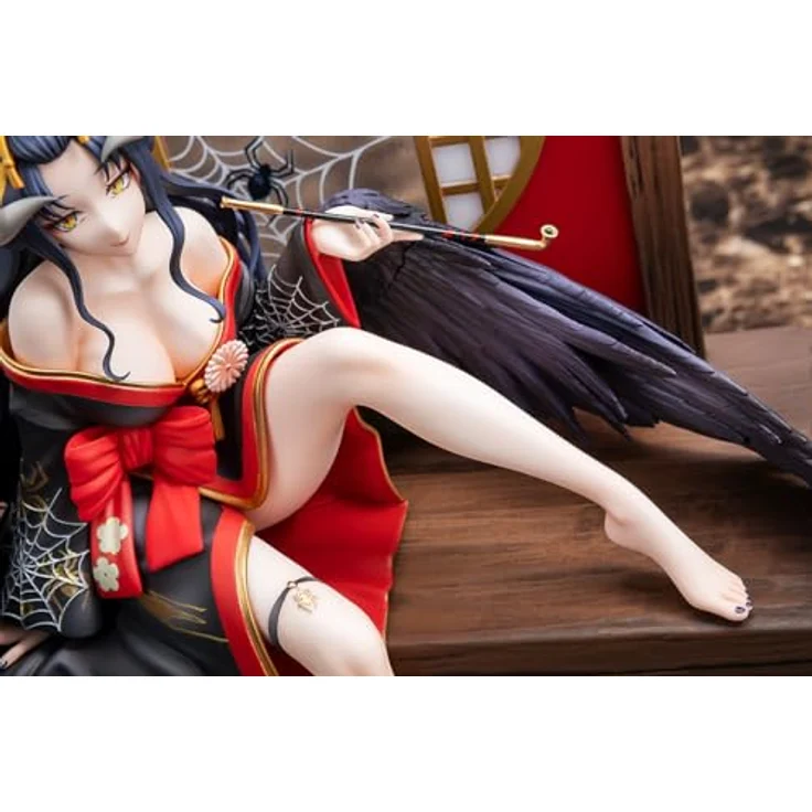 Kadokawa Overlord Statue 1/7 Albedo Splendid Kimono Ver., 27 cm PVC Figur in Fensterbox – Bild 8