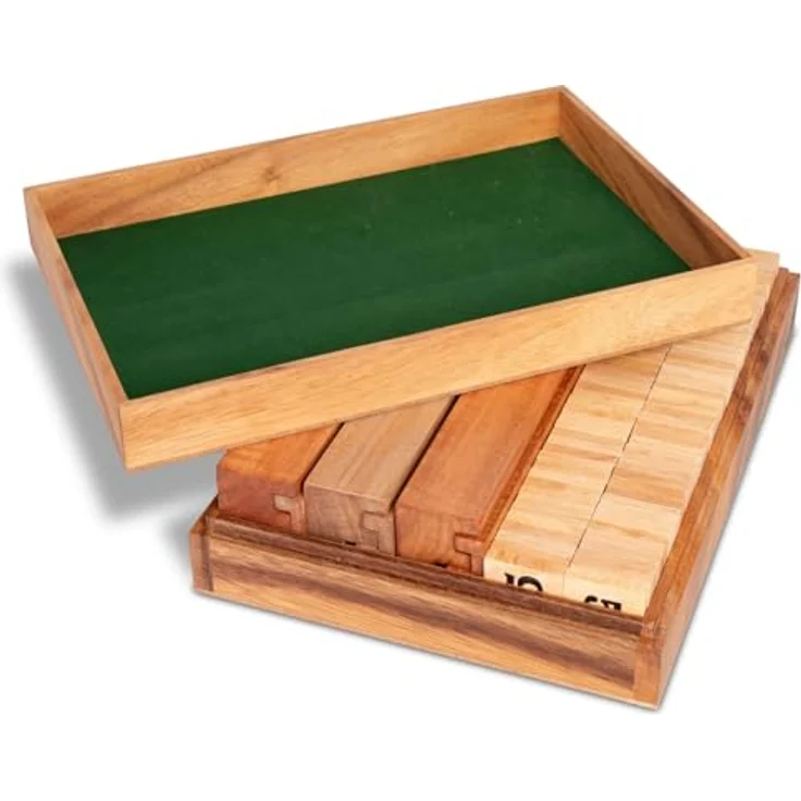 Logoplay Holzspiele Rummy für 6 Spieler – Edles Gesellschaftsspiel im hochwertigen Holzkasten, nachhaltig aus Samena- und Hevea-Holz gefertigt – Bild 2