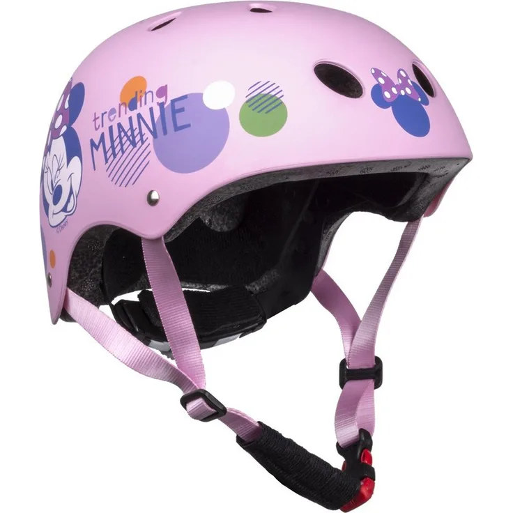Seven Polska Kinderfahrradhelm Disney "MINNIE", PINK, 52-56cm, ab ca. 6 Jahre