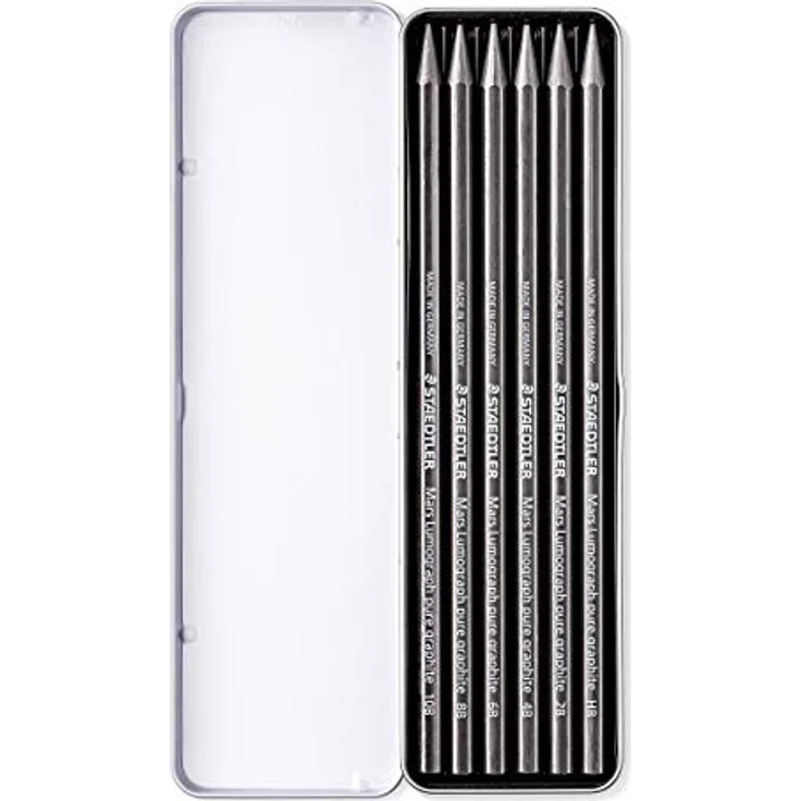 Staedtler Full graphite Mars Lumograph 6 pcs. – Bild 3