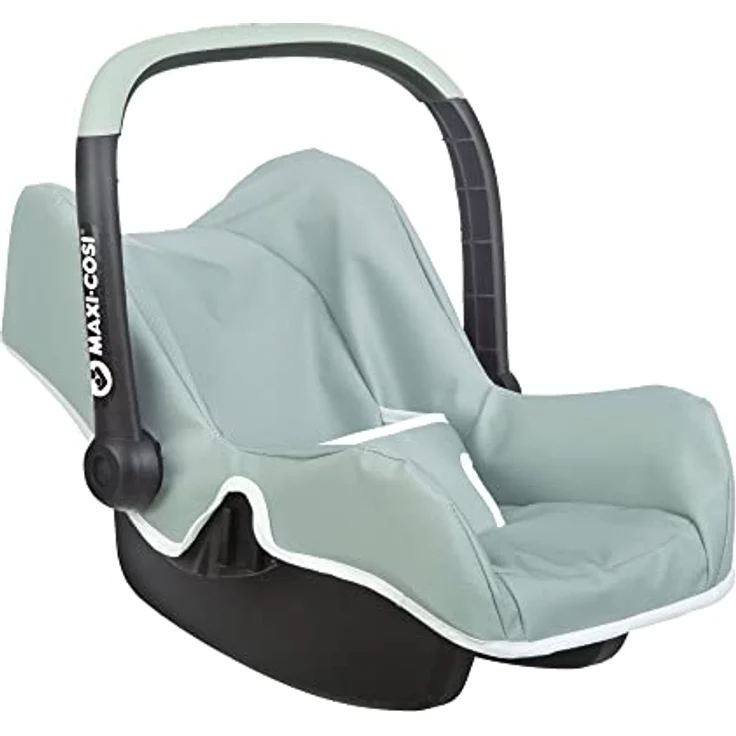 Smoby - Maxi-Cosi Puppenautositz - Autositz mit Tragebügel im Original Maxi-Cosi Design, Puppen-Zubehör für Puppen bis 42 cm, für Kinder ab 3 Jahren – Bild 1