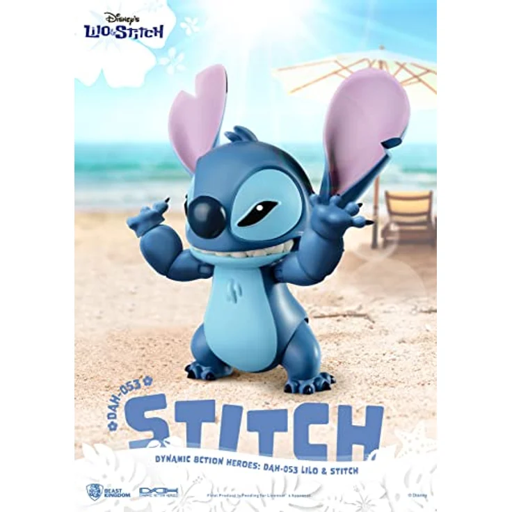 Beast Kingdom Lilo & Stitch Dynamic 8ction Heroes Actionfigur 1/9 Stitch, 18 cm mit Zubehörteilen – Bild 4
