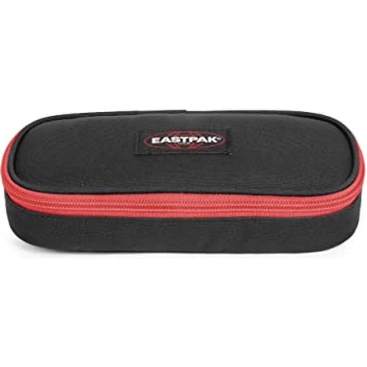 EASTPAK Oval Single Federmäppchen, Hauptfach mit Stiftschlaufen, 100% vegan, schwarz – Bild 1