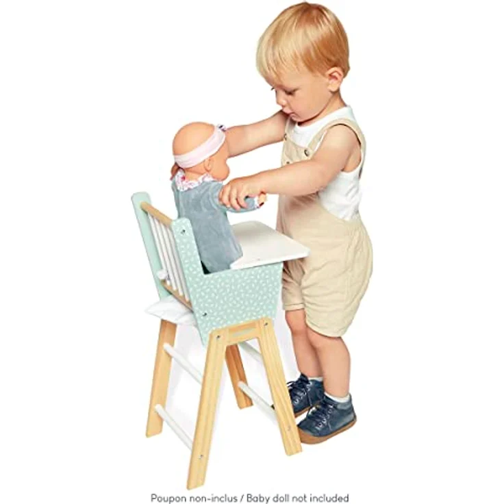 Janod Zen Hochstuhl aus FSC-Holz-Rollenspielzeug-Zubehör für Puppen bis 42 cm-Ab 3 Jahren, J05901, Grün - Preisvergleich – Bild 9