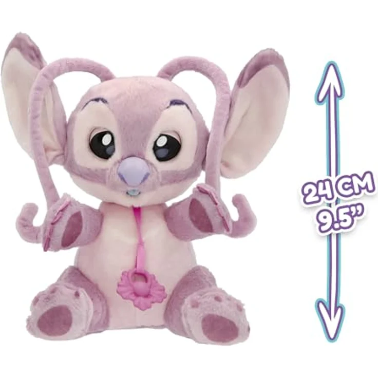 Spectron Gas Control Systems GmbH Baby Paws Angel, Interaktives Kuscheltier mit Ton, 24 cm, Disney Stitch Lizenz – Bild 4