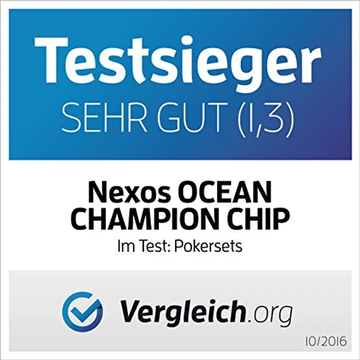 Nexos Pokerkoffer Pokerset 500 300 Laser Pokerchips Poker Komplett Set 12 g Chips Deluxe Größe wählbar (500 Chips) – Bild 3