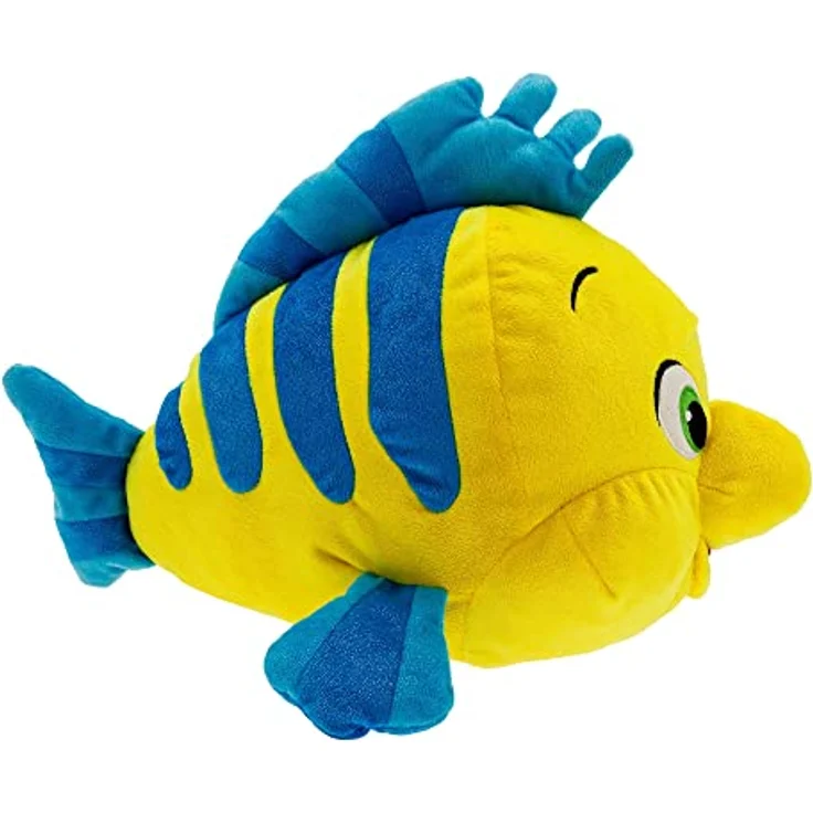 Disney Store Fabius Kuscheltier, mittel, 34,5 cm, mit gestickten Details und schimmernder Oberfläche, geeignet ab 0 Jahren, aus Arielle, die Meerjungfrau – Bild 3