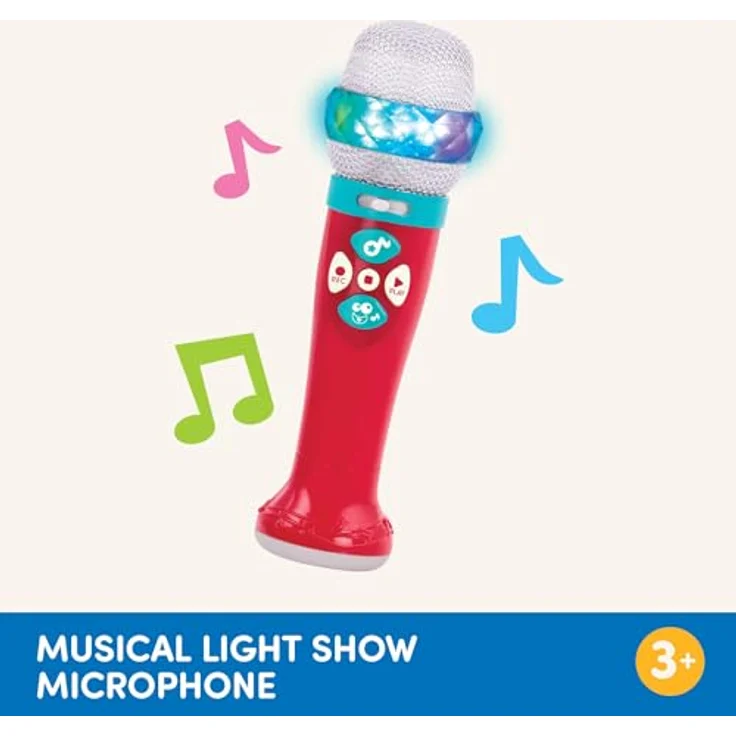Battat BT2632Z Mikrofon Kinder – Spielzeug Karaoke Mikrofon mit Lichtern, Liedern, Bluetooth Verbindung – ab 3 Jahre für Mädchen und Jungen – Bild 8