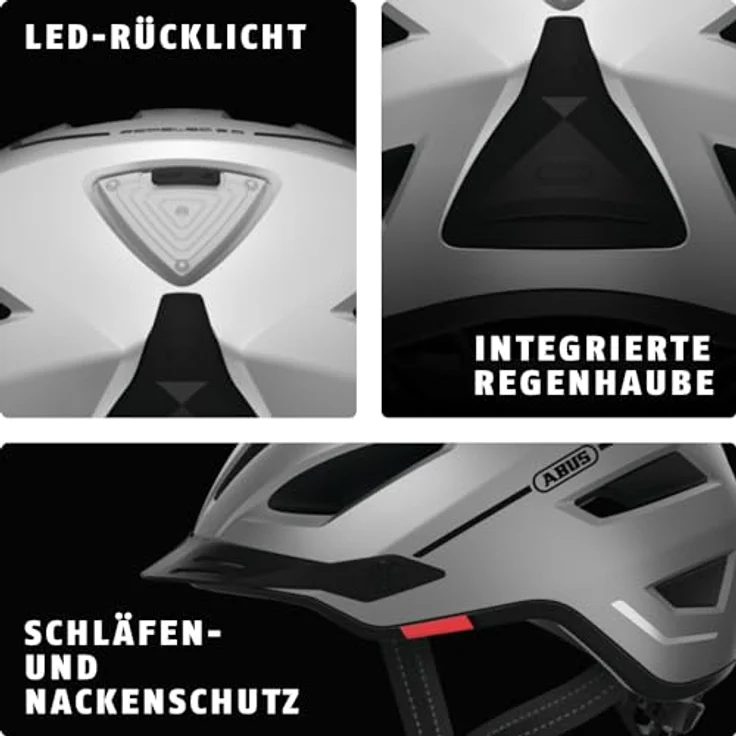 Abus Pedelec 2.0, Kinderfahrradhelm in Signal Yellow, Größe S (51-55 cm) – Bild 3