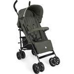 Hauck Buggy Fold N Care, leichter Schirmbuggy in Olive mit 5-fach verstellbarer Rückenlehne und Gratis Mobilitätsgarantie