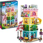 LEGO 41748 Friends Heartlake City Gemeinschaftszentrum, modular Building mit Kunst- und Aufnahmestudios, Spiel-Zimmer mit 6 Mini-Puppen inklusive Pickle der Hund, Spielzeug für Kinder