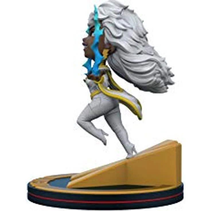 Quantum Mechanix X-Men Storm Q-Fig Diorama Figur, detailreiche Sammelfigur aus PVC, 10 cm, mehrfarbig – Bild 5