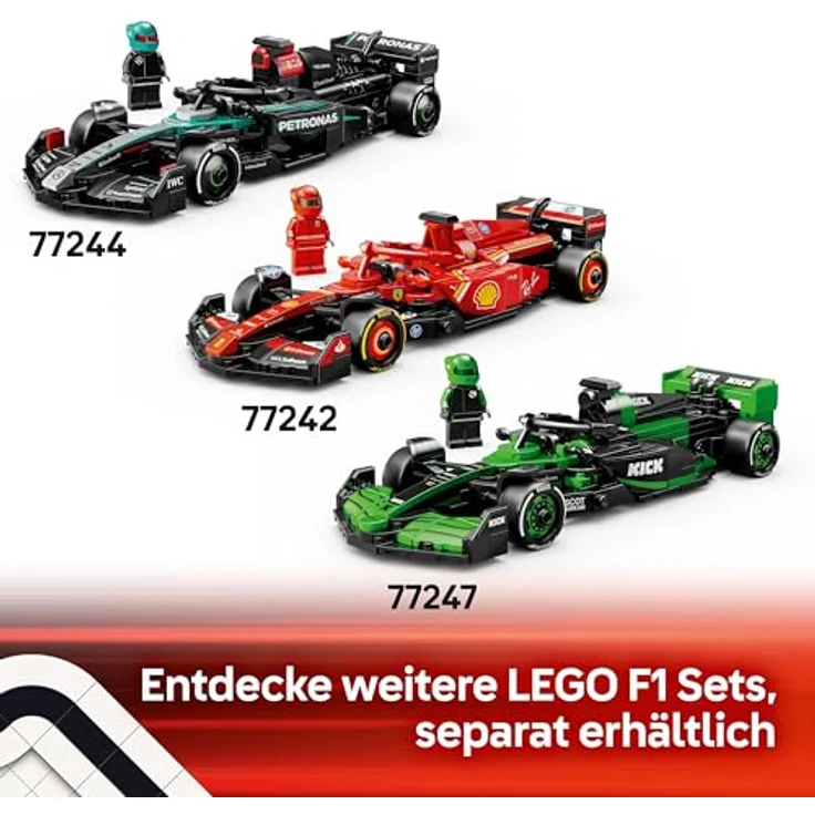 LEGO Speed Champions 77251 McLaren F1® Team MCL38, Bausatz für Formel 1 Rennauto mit 1 Minifigur, 269 Teile, Mehrfarbig – Bild 9