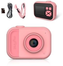 myFirst myFirst Camera 10, Kinderkamera mit 5-Megapixel-Sensor, 1080p Full HD Videos, robustem Silikon-Gehäuse, leicht und tragbar
