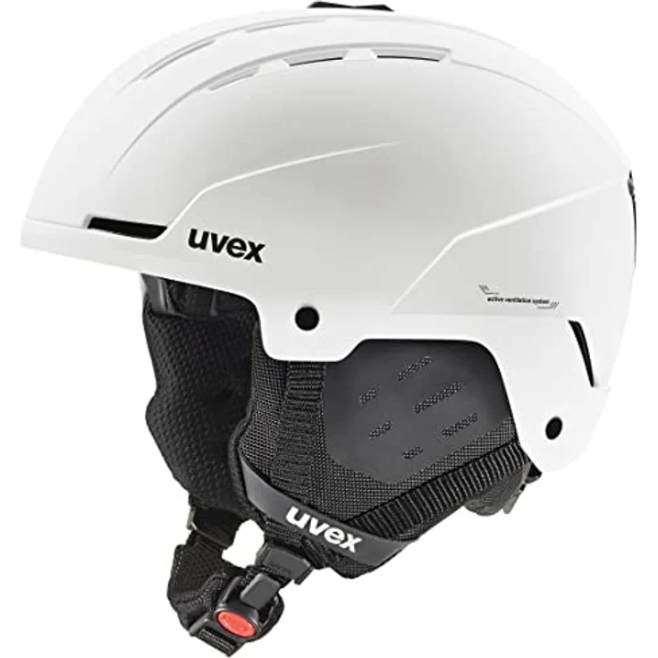 uvex Stance - robuster Skihelm für Damen und Herren - individuelle Größenanpassung - optimierte Belüftung - White matt - 54-58 cm – Bild 1