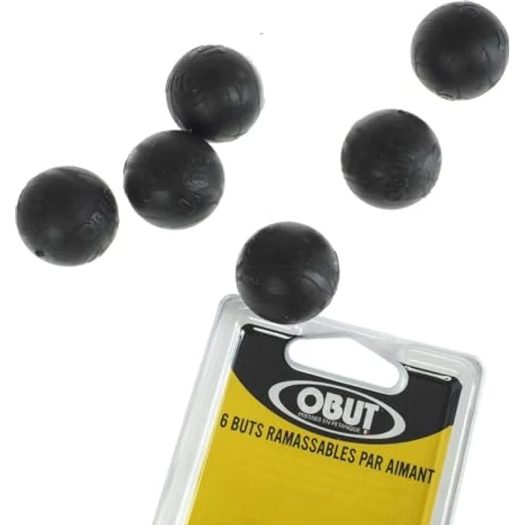 OBUT 6 buts noirs, ramassables par aimant – Bild 3