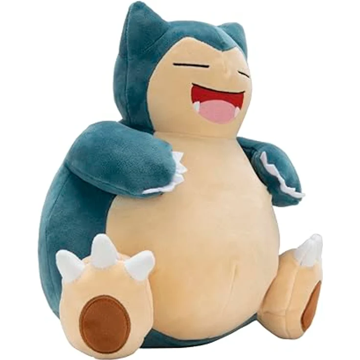 Jazwares Pokémon Plüschfigur Relaxo, 30 cm, aus super softem Material, mit authentischen Details aus der Pokémon Animated Series – Bild 4