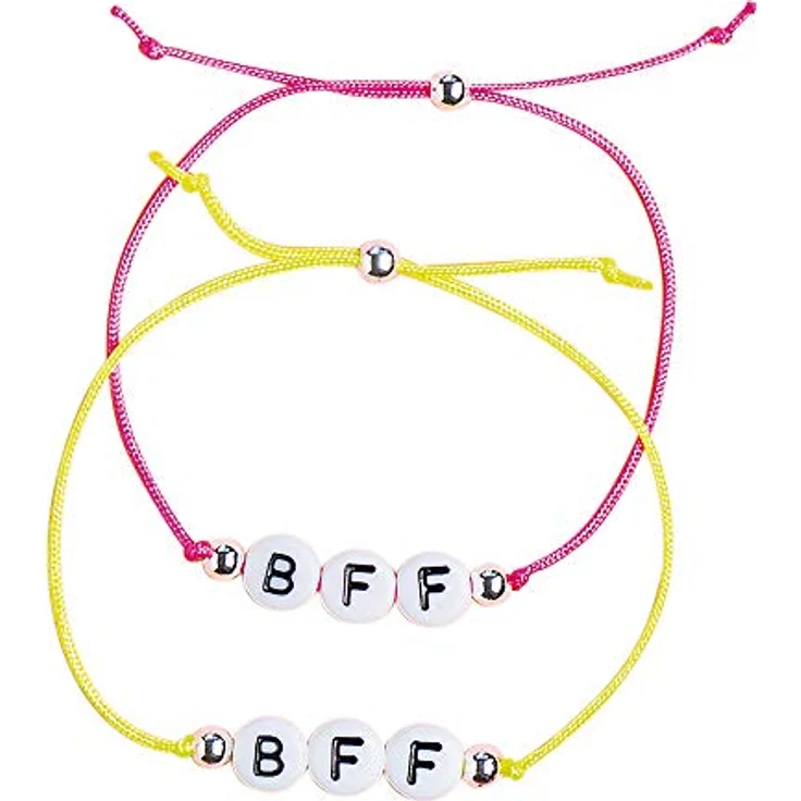 Janod Kreativset Freundschaftsarmbänder, Bastelset für 13 Armbänder mit 7 Modellen, inklusive Schmuckschatulle – Bild 3