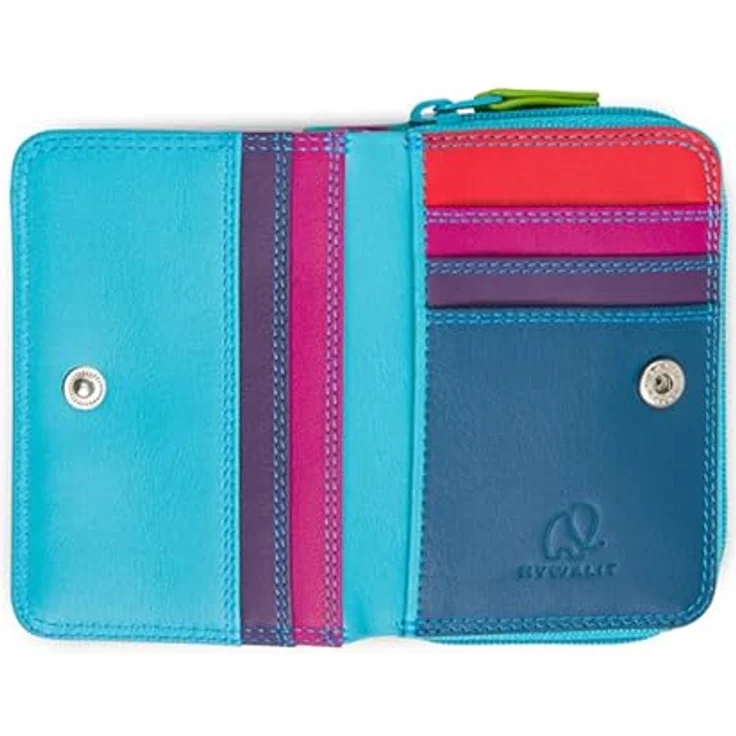Mywalit Small Wallet Kinderportemonnaie aus 100% Leder, 10 cm, blau – Bild 3