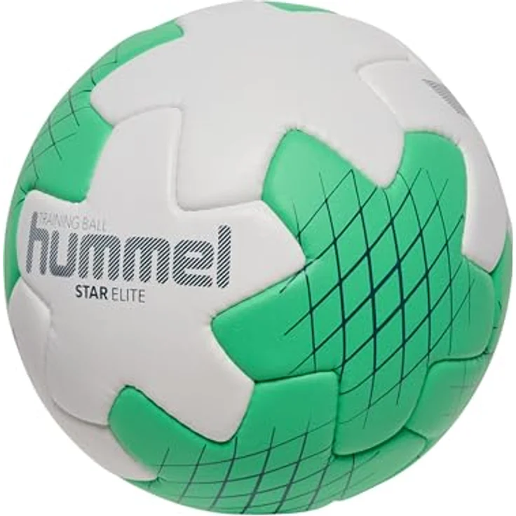 hummel hmlSTAR Elite HB Handball, Off White/Green/Marine, 3 - Strukturiertes Obermaterial für maximale Kontrolle und Flugeigenschaften – Bild 1