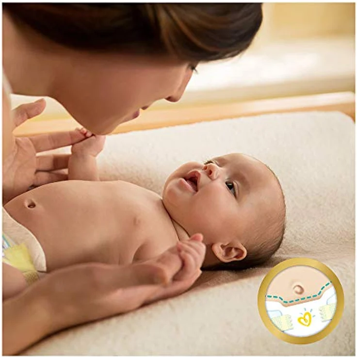 Pampers Premium Care Size 0, Einwegwindeln für Neugeborene bis 3kg, 30 Stück, mit schneller Absorption und atmungsaktivem Material – Bild 9
