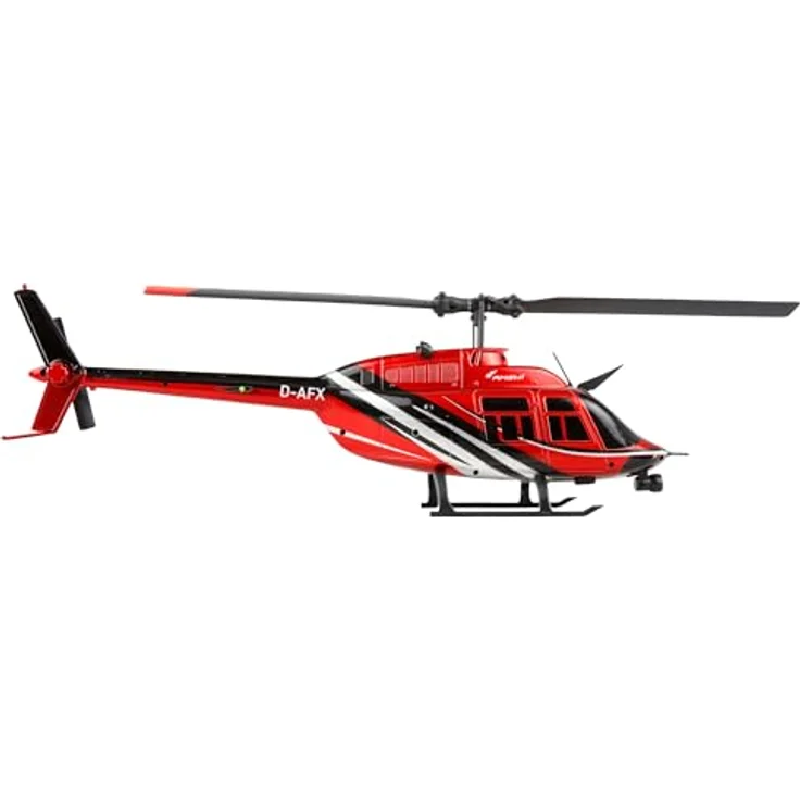 Amewi Bell 206 Jet Ranger 6-Kanal 6G RTF Ferngesteuerter RC-Helikopter, LED-Scheinwerfer, aut. Start/Lande-Funktion, USB-C-Ladebuchse – Bild 7