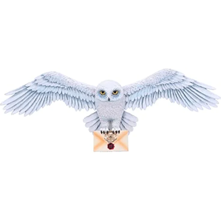 Nemesis Now Harry Potter Hedwig Wandschild, 45 cm, handbemalt aus feinstem Harz – Bild 1
