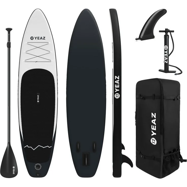 YEAZ Inflatable SUP-Board NALANI - EXOTRACE - SET, Stand Up Paddle Board inkl. Zubehör, blau