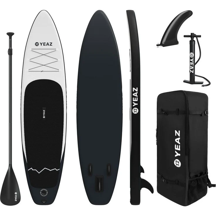 YEAZ Inflatable SUP-Board NALANI - EXOTRACE - SET, Stand Up Paddle Board inkl. Zubehör, blau