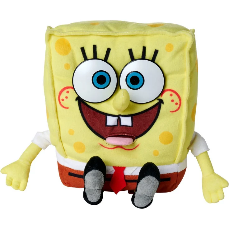 SIMBA Plüschfigur Spongebob, 30 cm, mit Sound, gelb – Bild 1