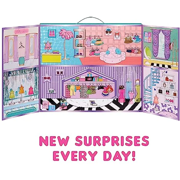 LOL Surprise Adventskalender mit Limitierter Sammlerpuppe und 24 Überraschungen - MAKEOVER BABE 2.0 - Mix and Match Outfits, Schuhe und Accessoires - Tolle Geschenkidee für Mädchen ab 4 Jahren – Bild 4