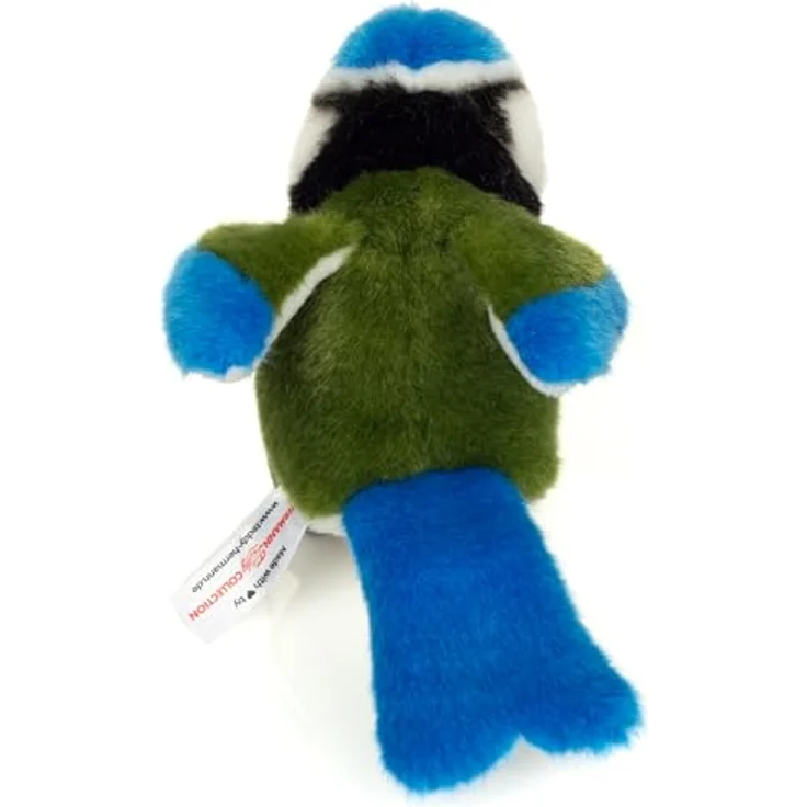 Hermann Teddy Teddy Hermann 94174 Blaumeise 12 cm, Kuscheltier, Plüschtier mit recycelter Füllung, naturgetreues Design, umweltfreundliche Materialien, waschbar bei 30 Grad – Bild 3