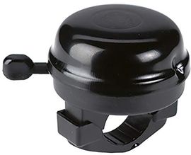 Prophete Fahrradklingel, Fahrrad-Glocke im puristischen Design, 50mm, schwarz