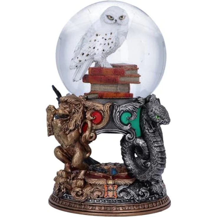 Nemesis Now Harry Potter Hedwig Schneekugel, detailreich gestaltete Sammlerfigur, 18,5 cm – Bild 1