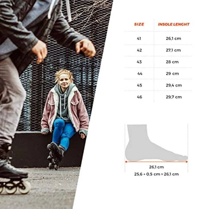 SPOKEY MrFIT Inlineskates für Erwachsene | Dreifaches Verschlusssystem | ABEC-7 Carbon Herren Jugendliche Inliner | Grün | Größen: 41-46 – Bild 4