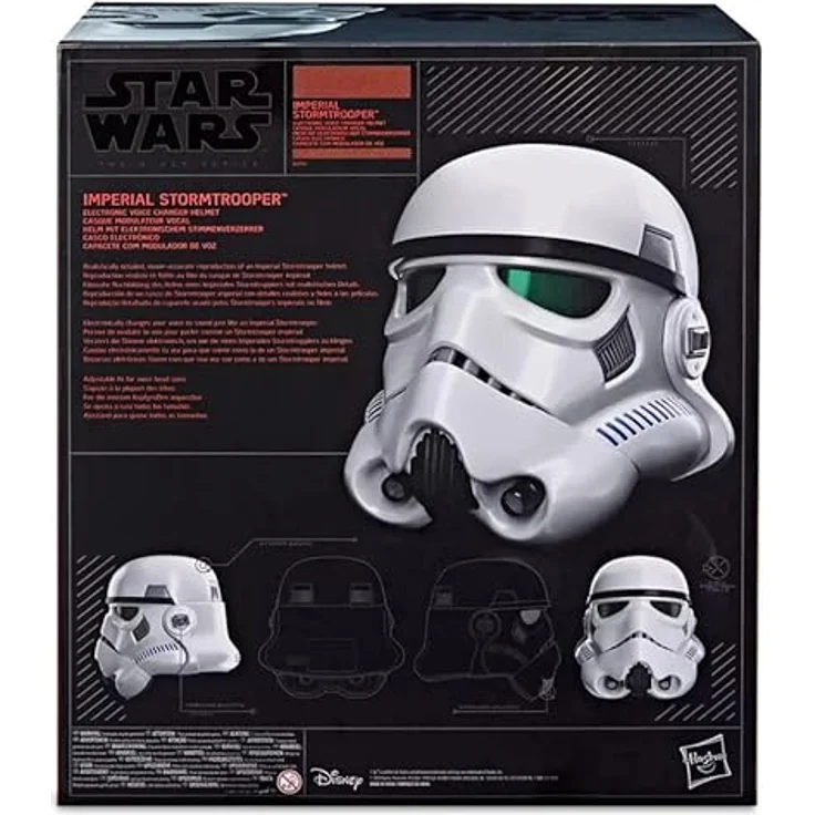 Hasbro Stormtrooper Helm, 1:1 Replika aus Rogue One: A Star Wars Story, elektronisch mit Stimmverzerrung, Weiß, One Size – Bild 9