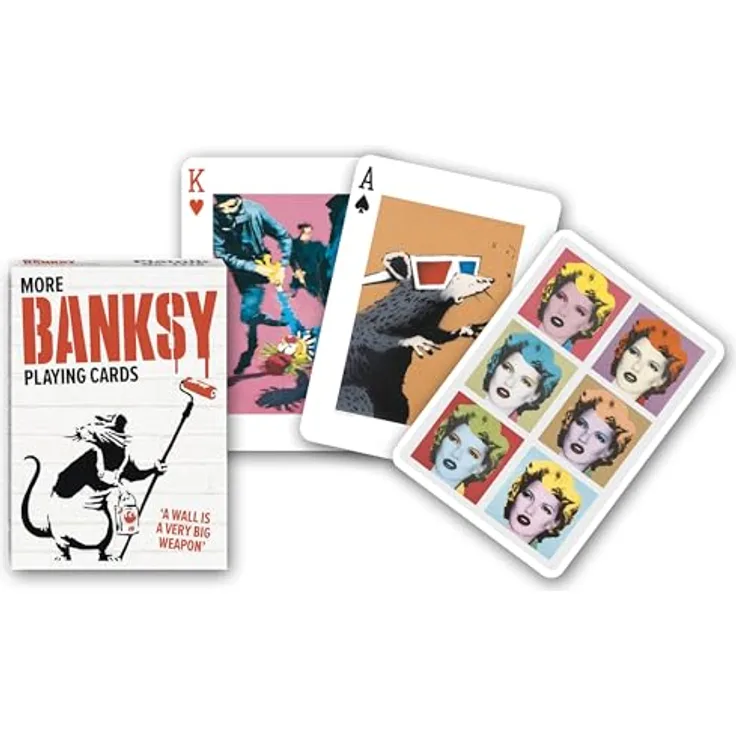 Piatnik 171611 Spielkarten Banksy II 55 Blatt, Bunt