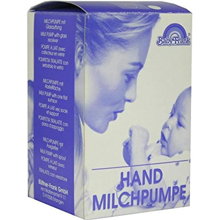 Baby-Frank Milchpumpe Frank Hand m.Auffangbeh.Glas m.Abl. 1 St Pumpe, optimal für den gelegentlichen Gebrauch geeignet – Bild 2