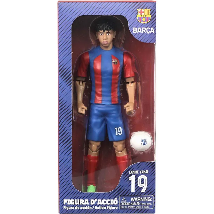 Banbotoys FC Barcelona Lamine Yamal Actionfigur, 20cm detailgetreu, lebendige Farben, Sammelfigur für Fans und Sammler