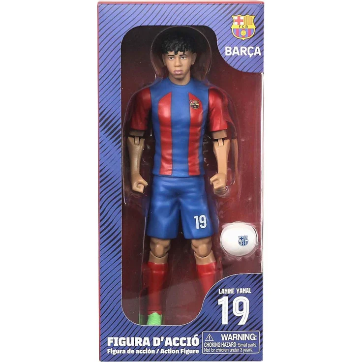 Banbotoys FC Barcelona Lamine Yamal Actionfigur, 20cm detailgetreu, lebendige Farben, Sammelfigur für Fans und Sammler