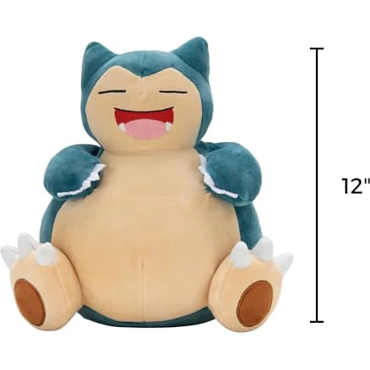 Jazwares Pokémon Plüschfigur Relaxo, 30 cm, aus super softem Material, mit authentischen Details aus der Pokémon Animated Series – Bild 7