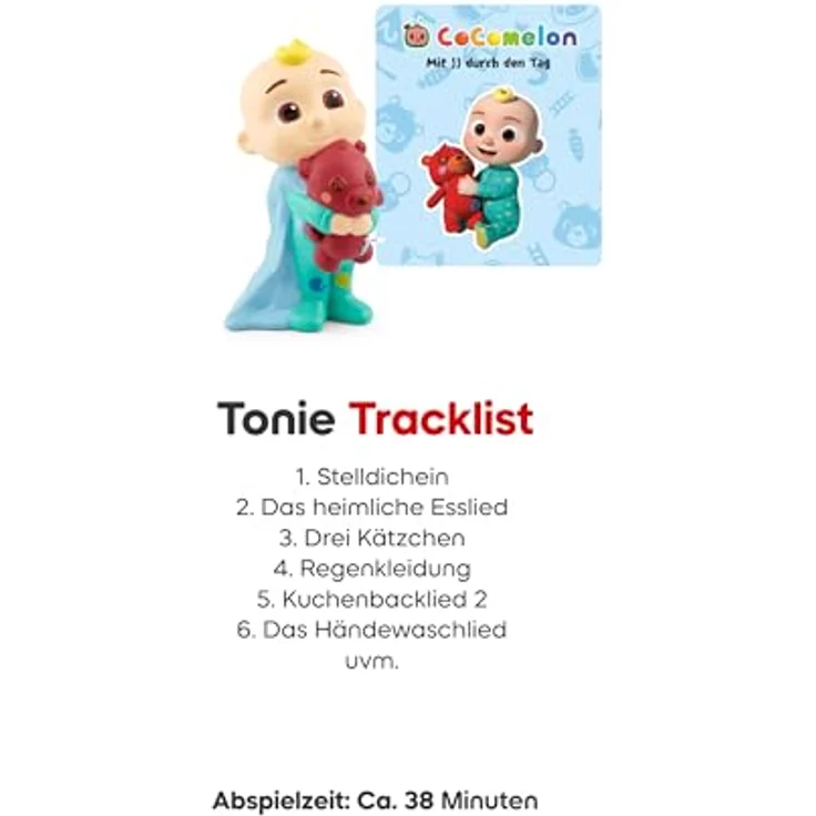 tonies CoComelon Hörfigur JJ, Lern- und Mitmachlieder für Toniebox, Spielzeit ca. 45 Minuten, für Kleinkinder ab 1 Jahr – Bild 3