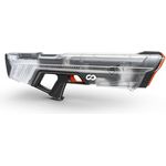 SPYRA SpyraGO Wasserpistole Electronische Automatische Premium Wasserpistole 9 Meter Reichweite LED Display Schnelles Aufladen Sommer Spielzeug für Kinder und Erwachsene (Transparent)