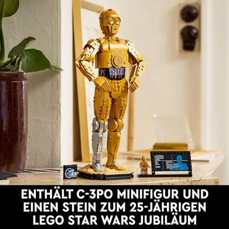 LEGO® Konstruktionsspielsteine C-3PO™ (75398), LEGO Star Wars TM, (1138 St), Made in Europe – Bild 7