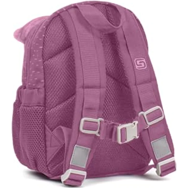 Schneiders Pixie the Owl, Kindergartentasche aus recyceltem Material, violett, mit verstellbaren Schultergurten und Reißverschluss-Hauptfach – Bild 2