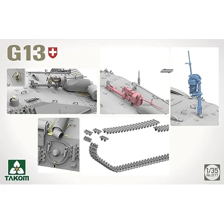 Takom Pzj G13, Modellfahrzeug mit detaillierter Bauweise und präzisen Komponenten – Bild 4