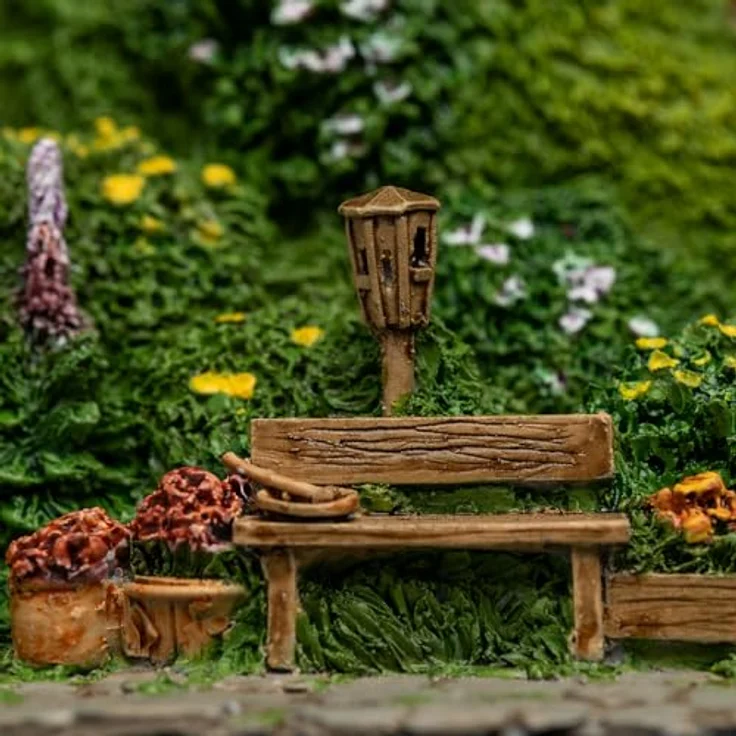 Weta Workshop The Lord of the Rings - Bag End Hobbit Hole Environment, detailreiche Statue aus hochwertigem Resin, 19,3 x 6,9 x 4,5 cm – Bild 3