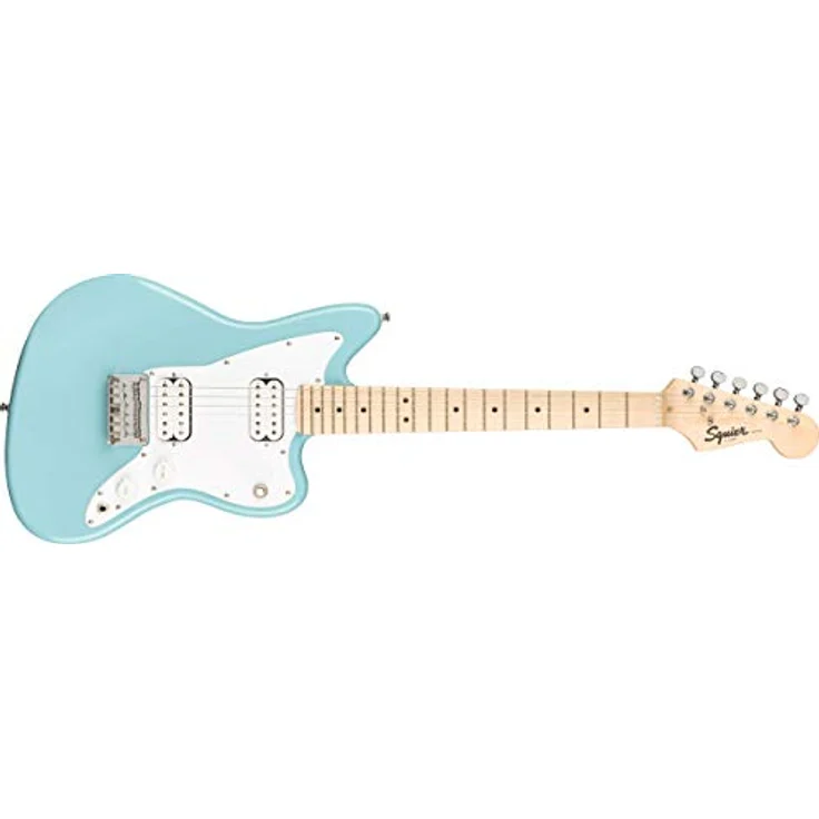 Fender Squier Mini Jazzmaster HH, Kindergitarre in Daphne Blue mit 22,75" Mensur, C-Hals und Humbucker-Tonabnehmer – Bild 1